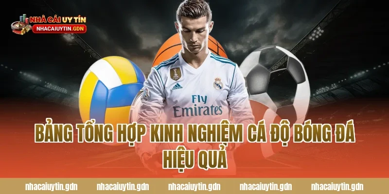 Bảng tổng hợp kinh nghiệm cá độ bóng đá hiệu quả
